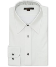 ノンアイロンストレッチ NEWスタンダードフィット レギュラーカラー長袖ニットシャツ