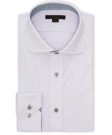 ノンアイロンストレッチ NEWスタンダードフィット カッタウェイ長袖ニットシャツ