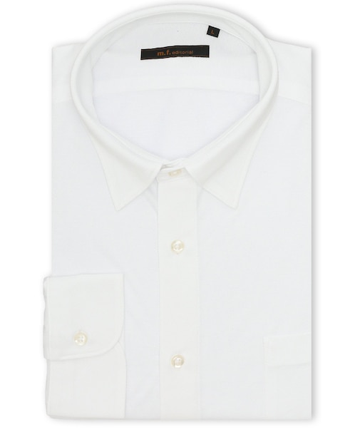 クールマックス ストレッチ NEWスタンダードフィット ショートワイドカラー 長袖 ニットシャツ