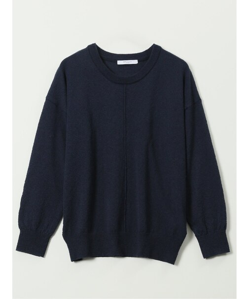 ハンドウォッシャブル センターハギ クルーネック ニット プルオーバー