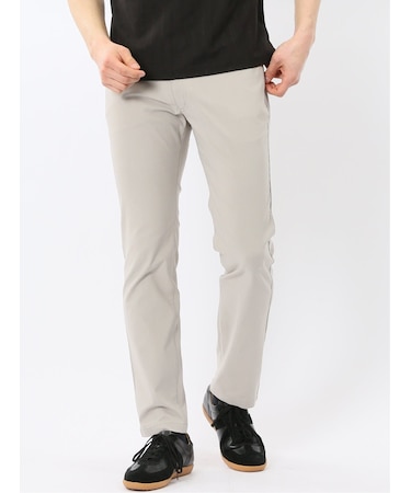 クロスストレッチ スリムパンツ コードレーン