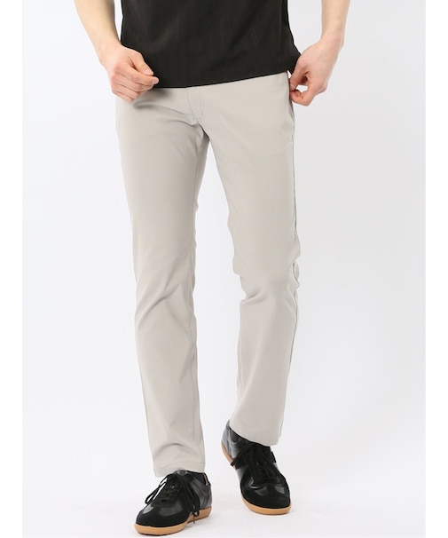 クロスストレッチ スリムパンツ コードレーン