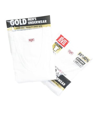 【大きいサイズ】B.V.D.GOLD U首半袖シャツ 3L4L