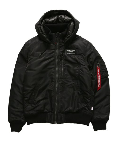 大きいサイズ】アルファ・インダストリーズ/Alpha Industries フーデッドリブジャケット ｜グランバックの通販｜&mall（アンドモール）三井ショッピングパーク公式通販