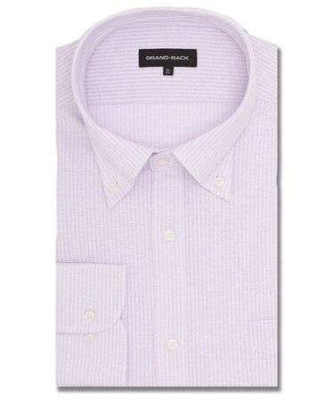 【大きいサイズ】グランバック/GRAND-BACK アルティマ ボタンダウン長袖ニットシャツ