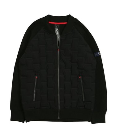 【大きいサイズ】ジーステージ/G-stage シームレスダウン ニットコンビMA-1