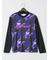 【大きいサイズ】ビバハート/VIVA HEART 3D千鳥 モックネック 長袖Tシャツ