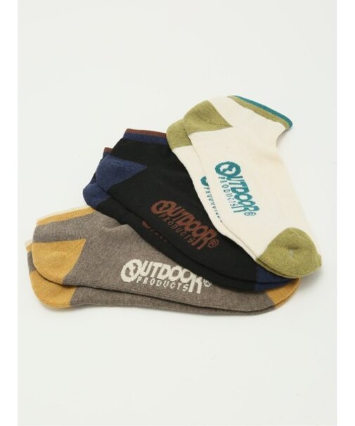 【大きいサイズ】アウトドアプロダクツ/OUTDOOR PRODUCTS スニーカーソックス3P