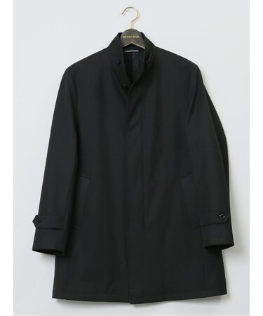 【大きいサイズ】グランバック/GRAND-BACK スダンドカラー ボンディングコート