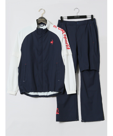 【大きいサイズ】ルコックスポルティフ ゴルフ/le coq sportif GOLF レインウェア 上下セット