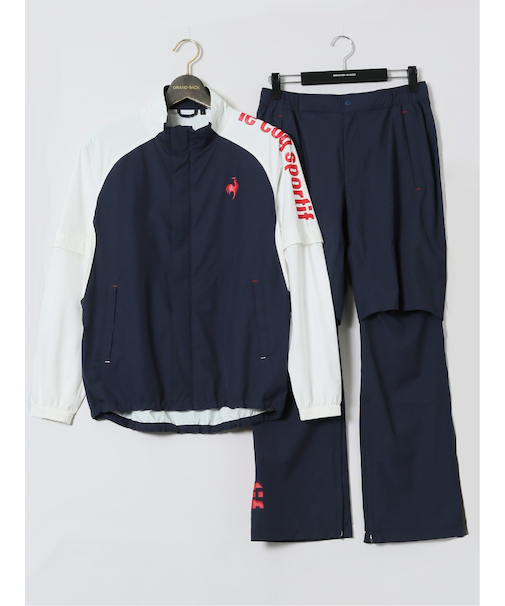 【大きいサイズ】ルコックスポルティフ ゴルフ/le coq sportif GOLF レインウェア 上下セット