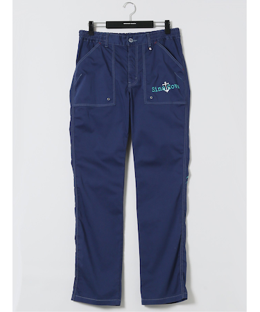 【大きいサイズ】シナコバ/SINA COVA ストレッチサテン マリンパンツ