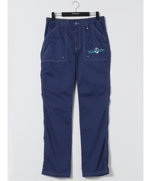 【大きいサイズ】シナコバ/SINA COVA ストレッチサテン マリンパンツ