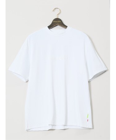 【大きいサイズ】ビバハート/VIVA HEART ナイロンテレコ モックネック 半袖Tシャツ