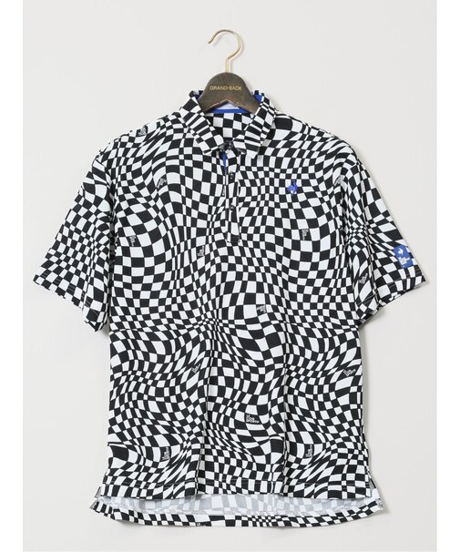 【大きいサイズ】ルコックスポルティフ ゴルフ/le coq sportif GOLF VICHY柄 半袖ポロシャツ