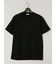 【大きいサイズ】ジム/GIM プラチナフェイスコットン スロープネック半袖Tシャツ