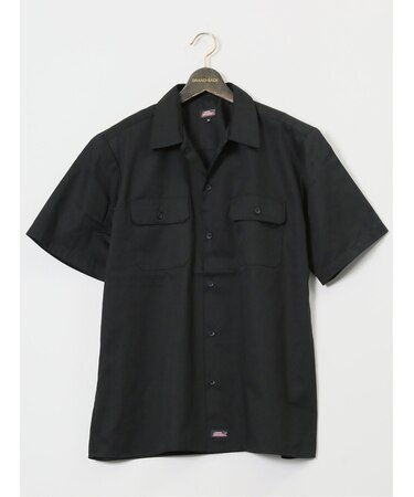【大きいサイズ】ジュニュイン ディッキーズ/Genuine Dickies 半袖ツイル ワークシャツ