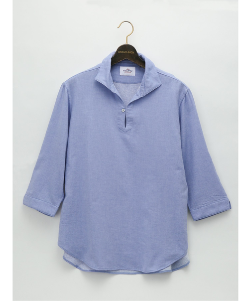 グランバック（GRAND−BACK）/【大きいサイズ】ジーステージ バックパイル 7分袖カプリシャツ 大きいサイズ】ジーステージ/G-stage バックパイル 7分袖カプリシャツ