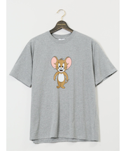 【大きいサイズ】トムとジェリー 両面プリント クルーネック半袖Ｔシャツ