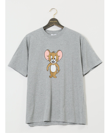 【大きいサイズ】トムとジェリー 両面プリント クルーネック半袖Ｔシャツ