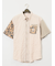 【大きいサイズ】カステルバジャック/CASTELBAJAC ストレッチ 異素材切替 半袖シャツ