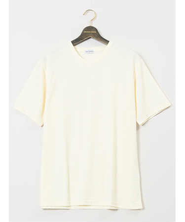 【大きいサイズ】ルイシャブロン/LOUIS CHAVLON ワッフル Vネック半袖Tシャツ