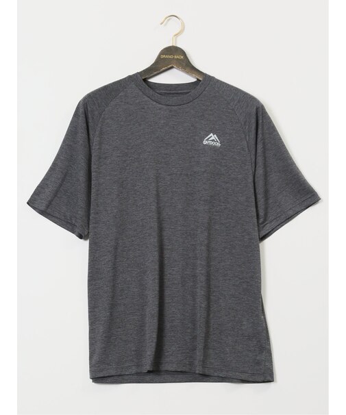 【大きいサイズ】アウトドアプロダクツ/OUTDOOR PRODUCTS ドライカチオン クルーネック半袖Tシャツ