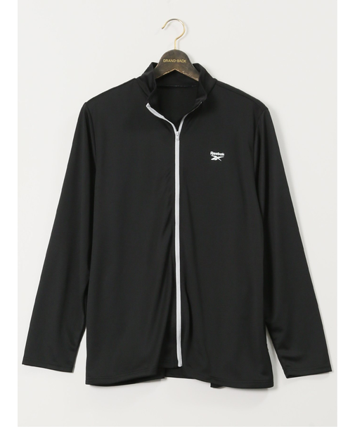 【大きいサイズ】リーボック/REEBOK UV ラッシュガード スタンドジャケット