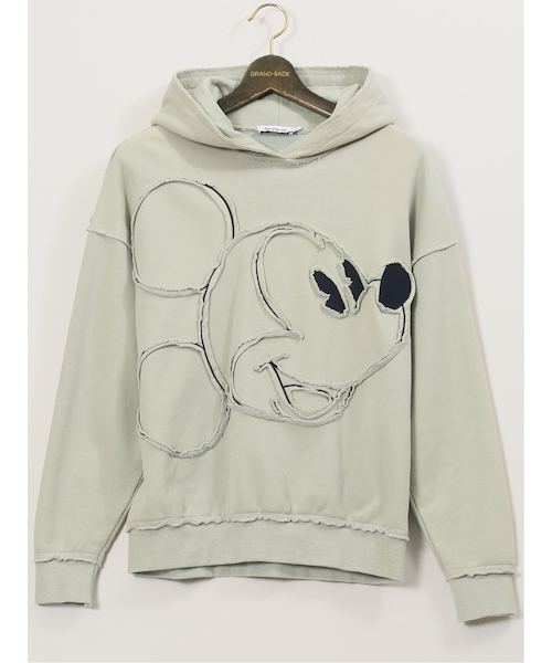 Desigual ミッキーマウス オーバーサイズ ジャカードフーディ