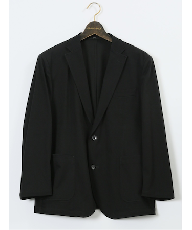 【大きいサイズ】エドウィン/EDWIN デニスラ 2ボタンジャケット デニム調