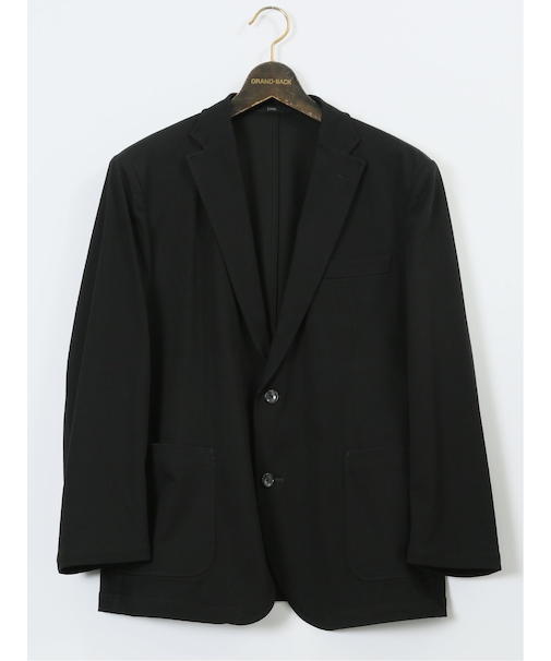 【大きいサイズ】エドウィン/EDWIN デニスラ 2ボタンジャケット デニム調