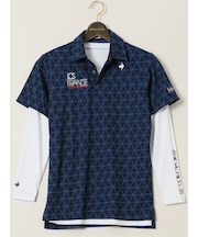 【大きいサイズ】ルコックスポルティフ ゴルフ/le coq sportif GOLF 長袖インナー付き 半袖ポロシャツ