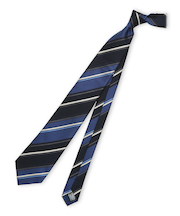 【大きいサイズ】スーティスト/SUITIST 日本製 シルクストライプ柄 レギュラータイ 8.5cm幅