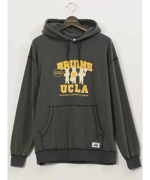 大きいサイズ】ナツメグ/NUTMEG×UCLA 綿100% スエット プリント