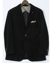 【大きいサイズ】ジーステージ/G-stage ストレッチコール 2ボタンジャケット(セットアップ可能)