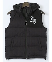 【大きいサイズ】カステルバジャック/CASTELBAJAC フード脱着 ダウンベスト