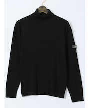 【大きいサイズ】ジーステージ/G-stage ジーヒート ワイドリブ タートルニット