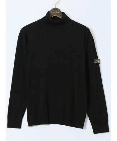 【大きいサイズ】ジーステージ/G-stage ジーヒート ワイドリブ タートルニット