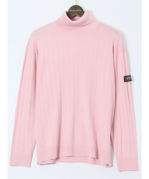 【大きいサイズ】ジーステージ/G-stage ジーヒート ワイドリブ タートルニット