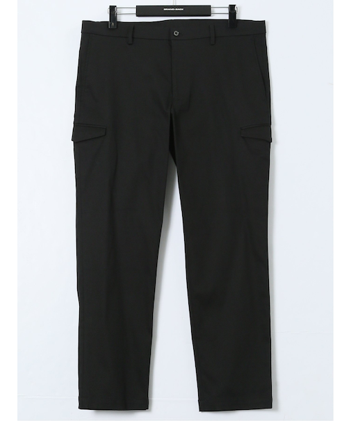 【大きいサイズ】グランバック/GRAND-BACK ピケストレッチ カーゴトラウザーパンツ