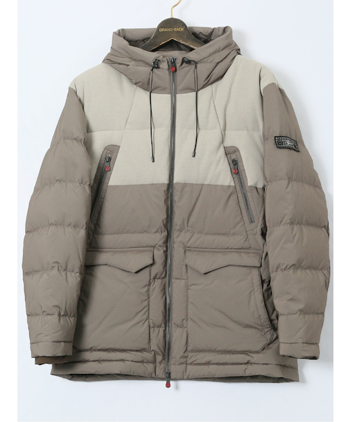 【大きいサイズ】ジーステージ/G-stage フーデッドダウン