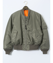 【大きいサイズ】バレーアパレル/Valley Apparel MA-1 フライトナイロンジャケット