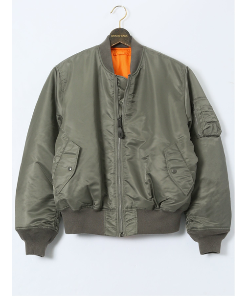 【大きいサイズ】バレーアパレル/Valley Apparel MA-1 フライトナイロンジャケット