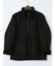 【大きいサイズ】ジーステージ/G-stage 起毛 裏ボア フルジップブルゾン