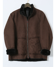 【大きいサイズ】ジーステージ/G-stage 起毛 裏ボア フルジップブルゾン