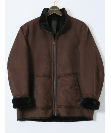 【大きいサイズ】ジーステージ/G-stage 起毛 裏ボア フルジップブルゾン