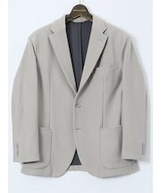 【大きいサイズ】ジーステージ/G-stage ストレッチコール 2ボタンジャケット(セットアップ可能)