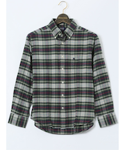 【大きいサイズ】ポロ・ビーシーエス/POLO BCS 綿ツイル 起毛チェック ボタンダウン長袖シャツ