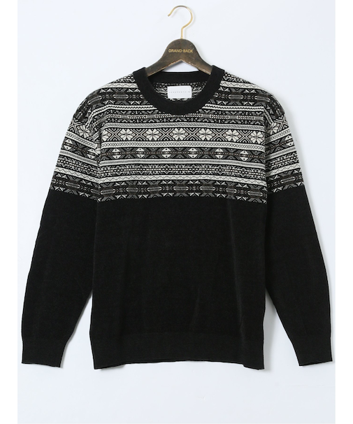 【大きいサイズ】エアロポステール/AEROPOSTALE モールジャガード クルーニット