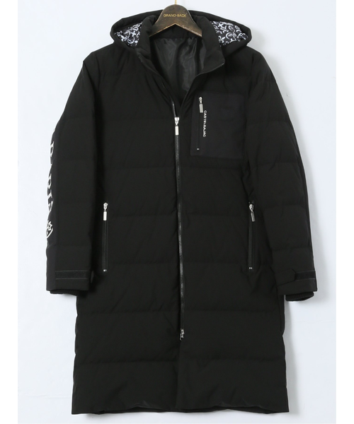 カステルバジャック Castelbajac コート サイズ52 ネイビー×ブラウン メンズ 冬物 カステルバジャック (3L) 春夏 2024 ストレッチ・メッシュ ブルゾン 52